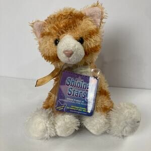Russ Shining Stars Orange Tabby Cat New With Tags And Unused Code Retro 2006